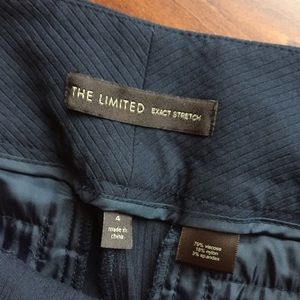 The Limited navy blue exact stretch pants